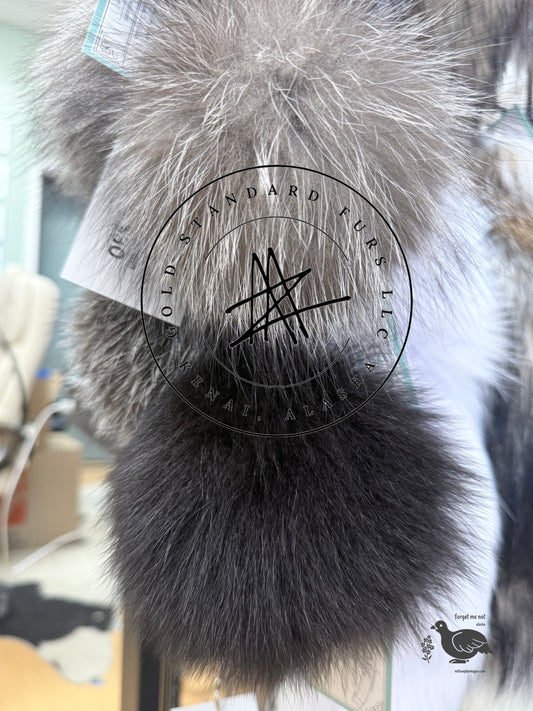 Fox Fur Pom Pom Keychain GSF