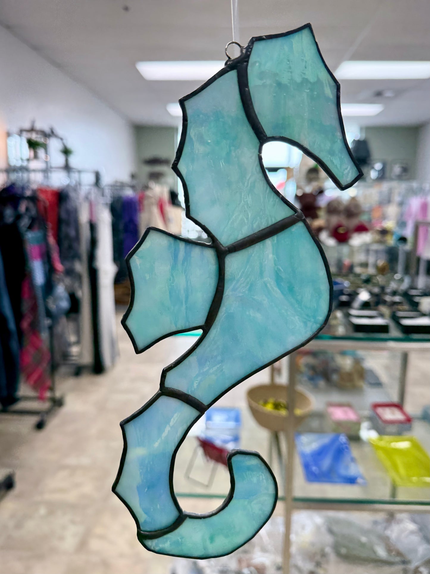 Alaska Seahorse Stained Glass AKR