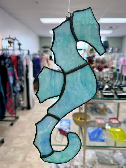 Alaska Seahorse Stained Glass AKR