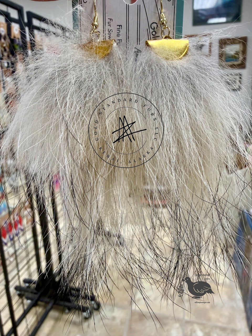 Wolf Fur Earrings GSF