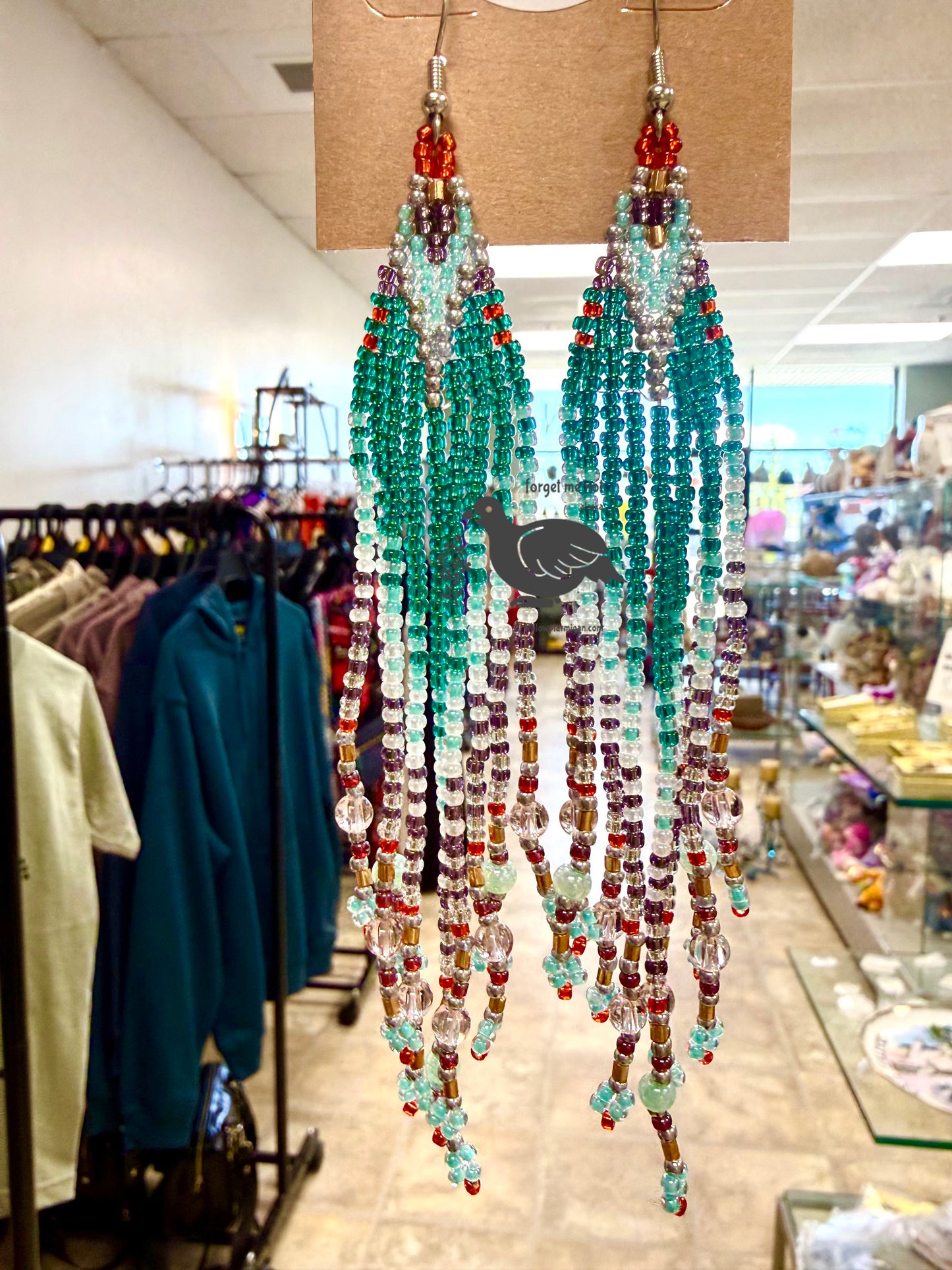 Alaska Kenai River Sockeye Salmon Bead Earrings