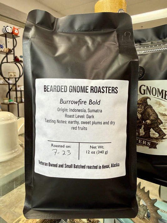 Coffee, Burrowfire Bold Blend 12oz BGR