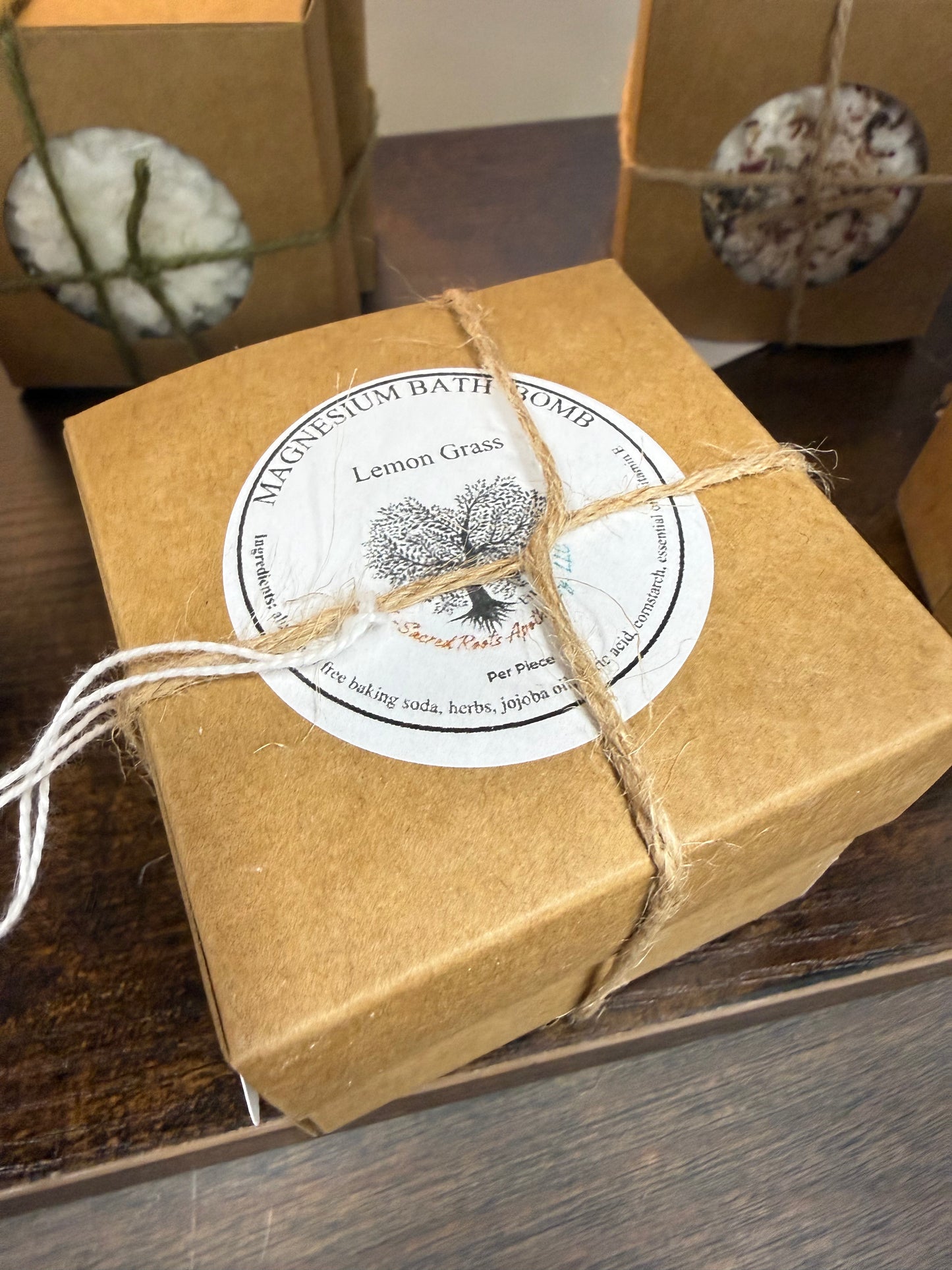 Bath Bombs, Lemon Grass 2pcs Special Set AKSRA