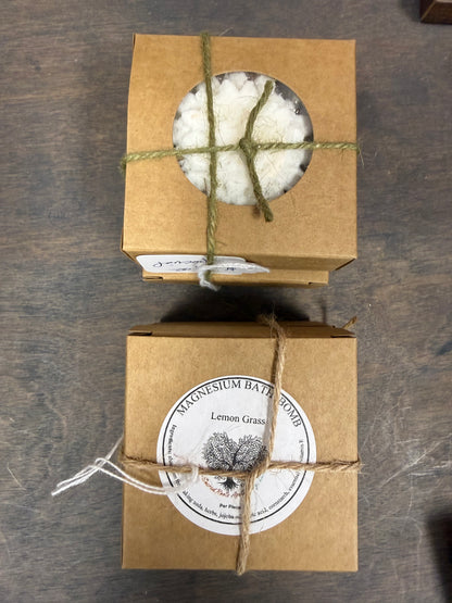 Bath Bombs, Lemon Grass 2pcs Special Set AKSRA