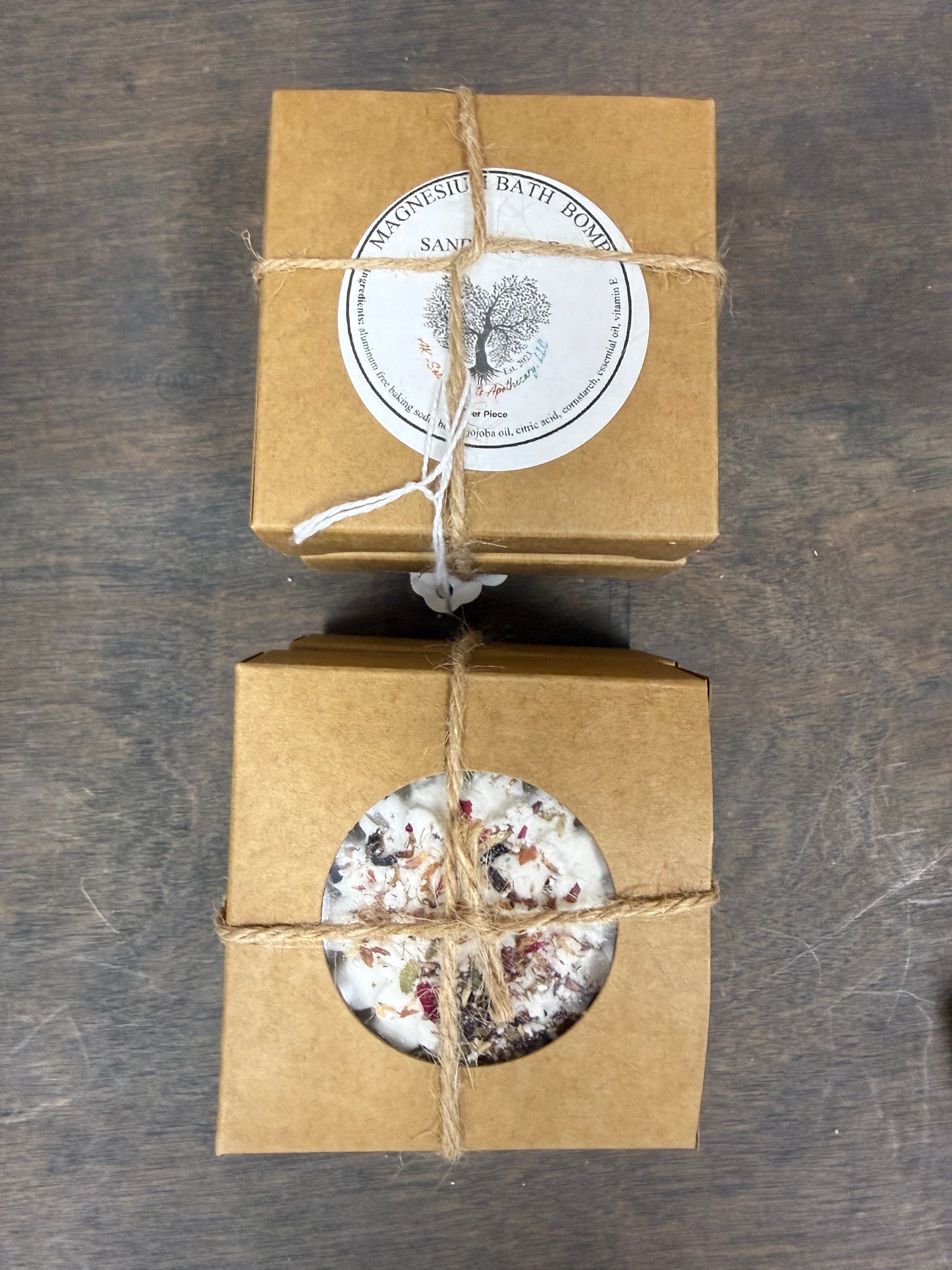 Bath Bombs, Sandalwood 2pcs Special Set AKSRA