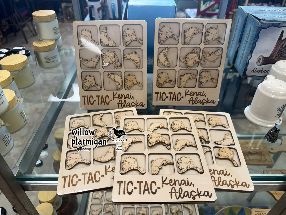 Alaska Salmon Fish Tic-Tac-Toe Game, Kenai