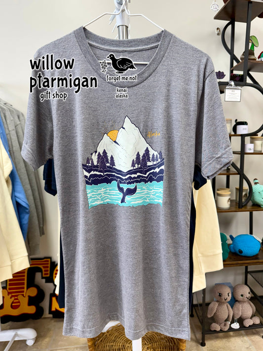 Beluga Whale Tail Kenai Fjords Alaska SS Tee