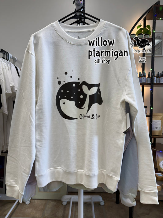 Bear Fish Symbiotic (Yin Yang) Crewneck Sweater