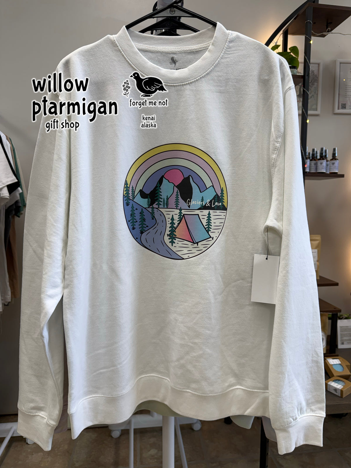 Aurora Camping Crewneck Sweater
