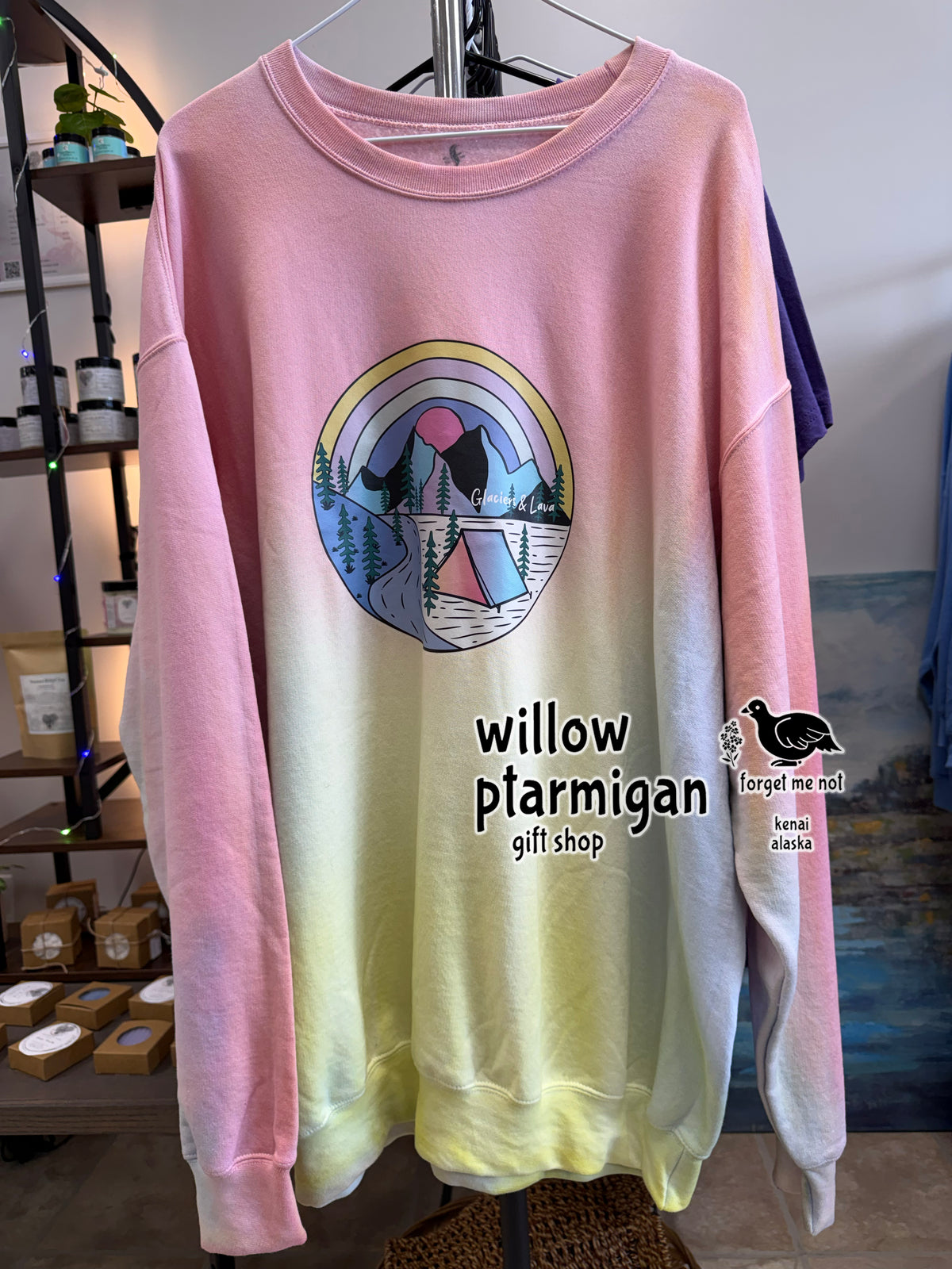 Aurora Camping Crewneck Sweater