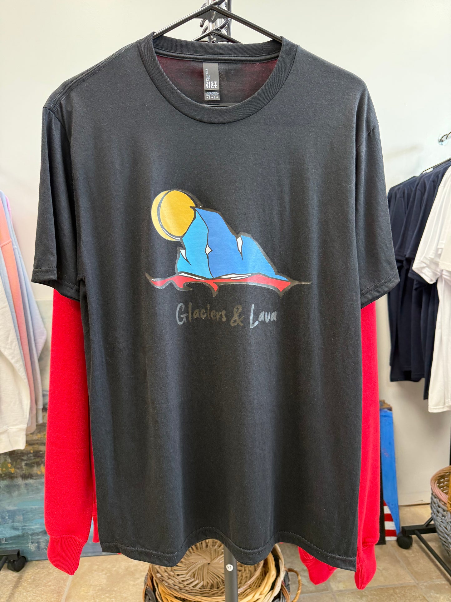 Glaciers & Lava Graffiti Logo SS Tee