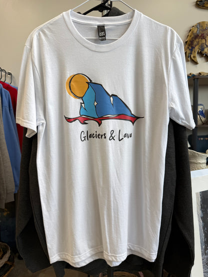 Glaciers & Lava Graffiti Logo SS Tee