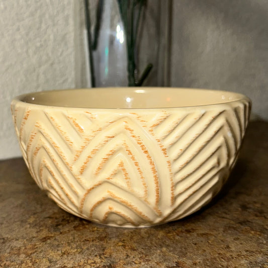 Laurie Gates Pottery Stone Ware 6" Bowl
