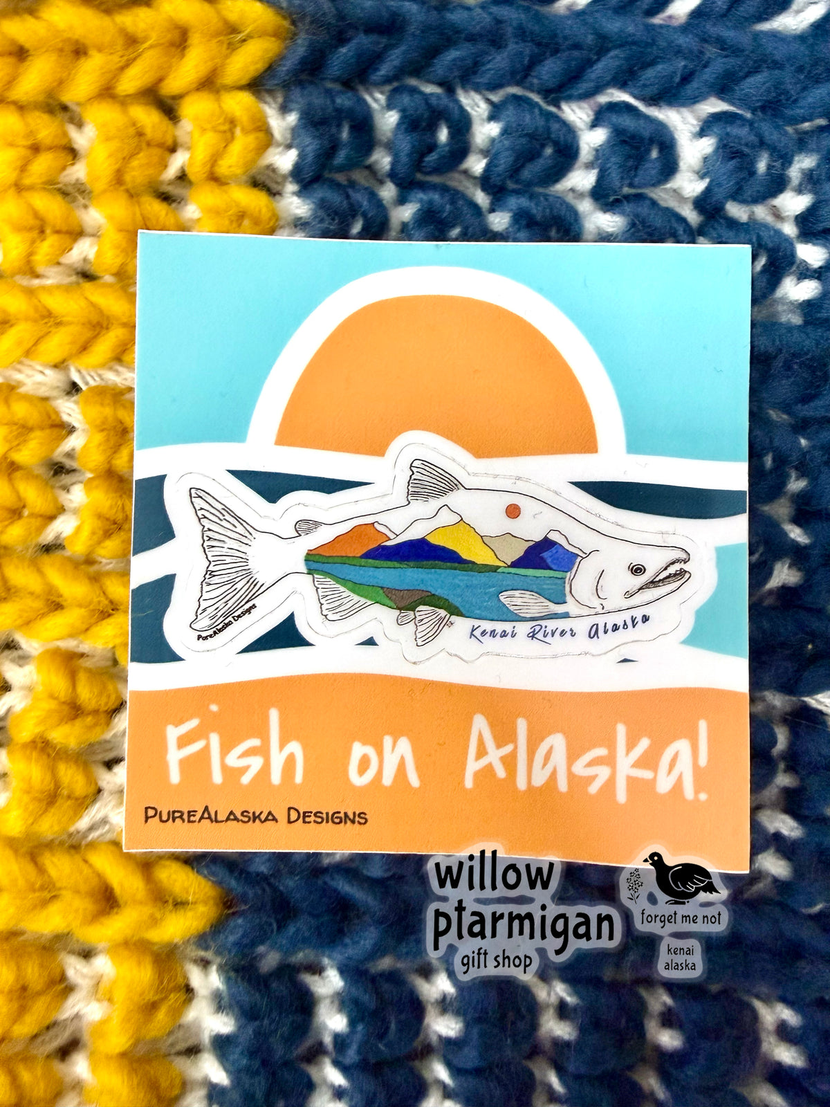Fish On Alaska Sticker PAK