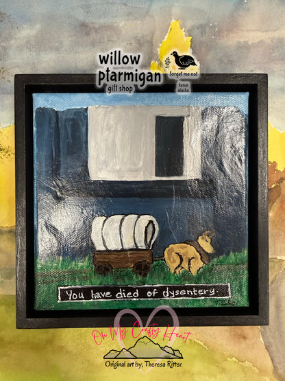 "Oregon Or Bust" Multimedia Artwork OMCH