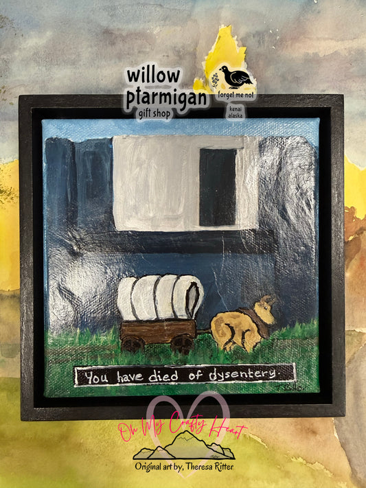 "Oregon Or Bust" Multimedia Artwork OMCH