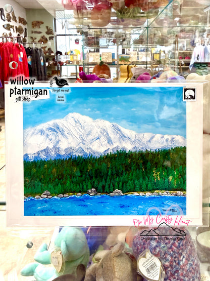 Alaska Notecard "Denali Autumn", Blank OMCH