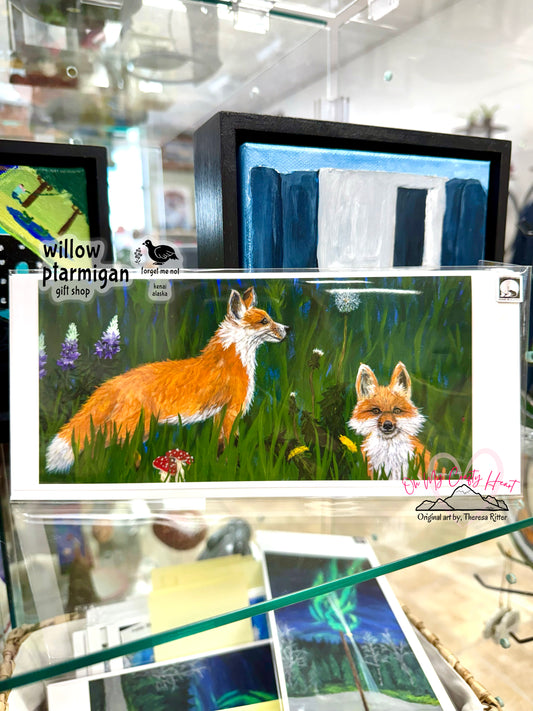 Alaska Notecard "Best Friends" Fox, Blank OMCH
