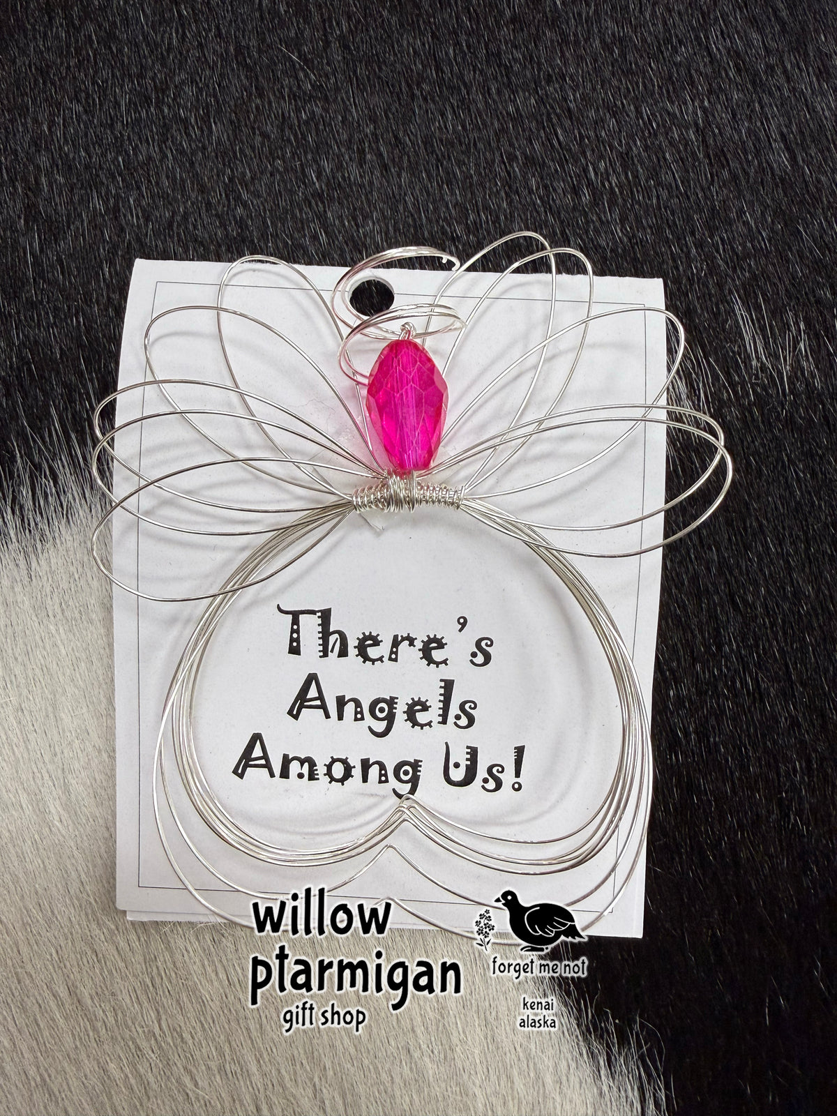 Angel Jewel Wire Wrap Charm Ornament, 5 Colors HW