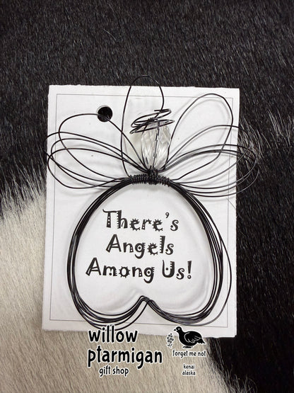Angel Jewel Wire Wrap Charm Ornament, 5 Colors HW
