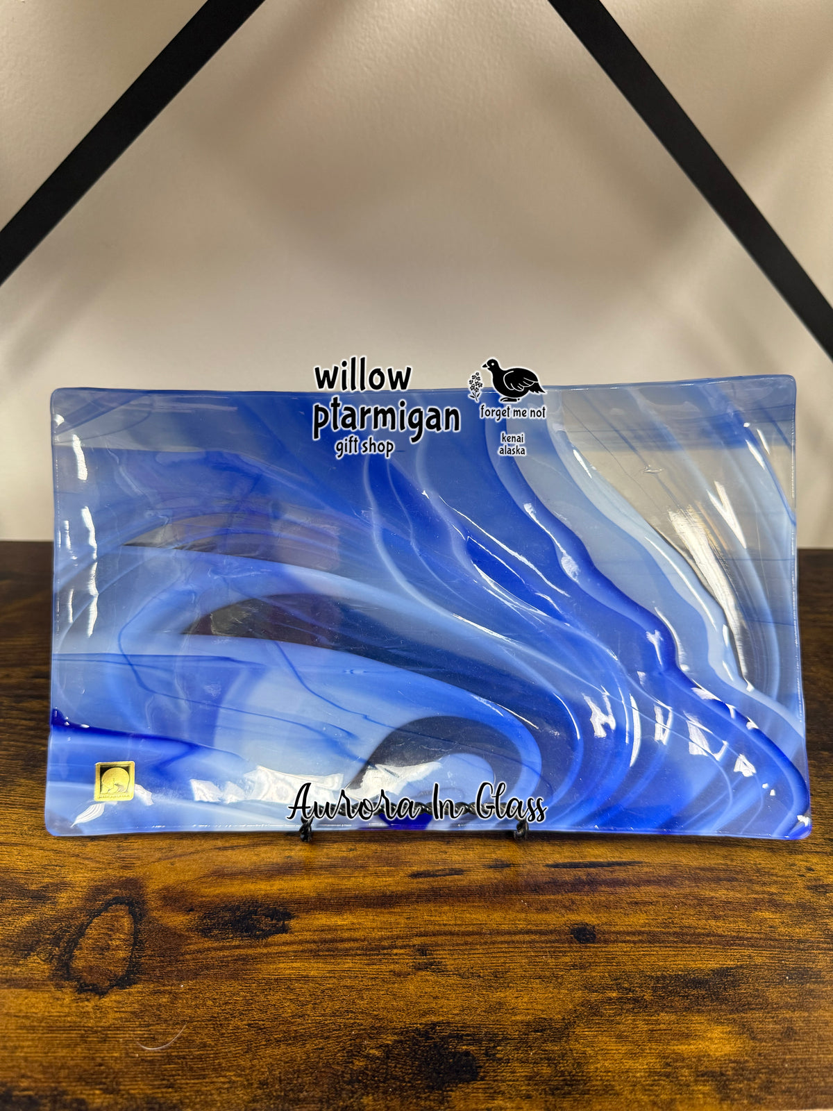 Fused Glass Art Decorative Plate, 5 Styles AIG
