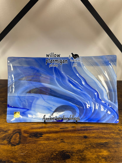 Fused Glass Art Decorative Plate, 5 Styles AIG