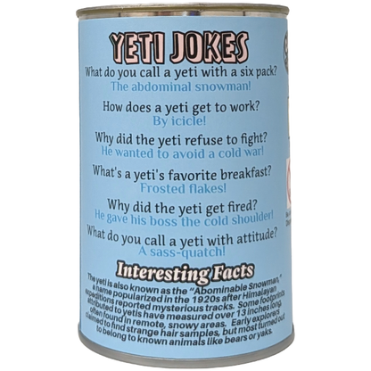 Snowsquatch the Canned Yeti