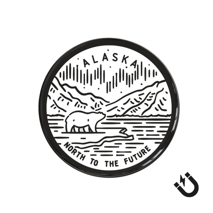 Alaska North To The Future Magnet