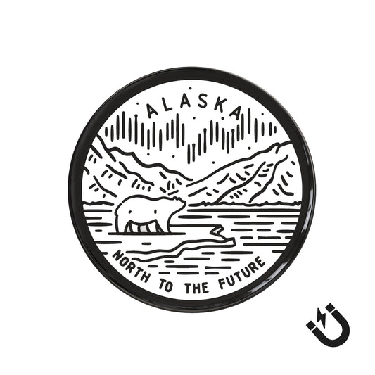 Alaska North To The Future Magnet