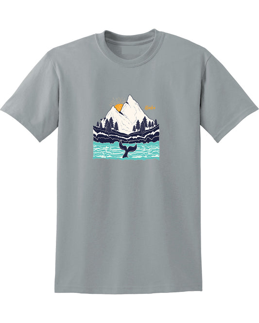 Beluga Whale Tail Kenai Fjords Alaska SS Tee