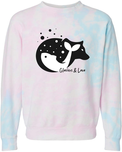 Bear Fish Symbiotic (Yin Yang) Crewneck Sweater