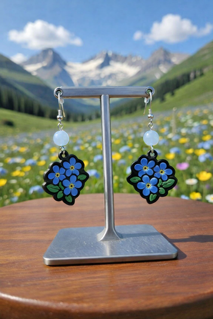 Forget Me Not Alpine Meadow Earrings
