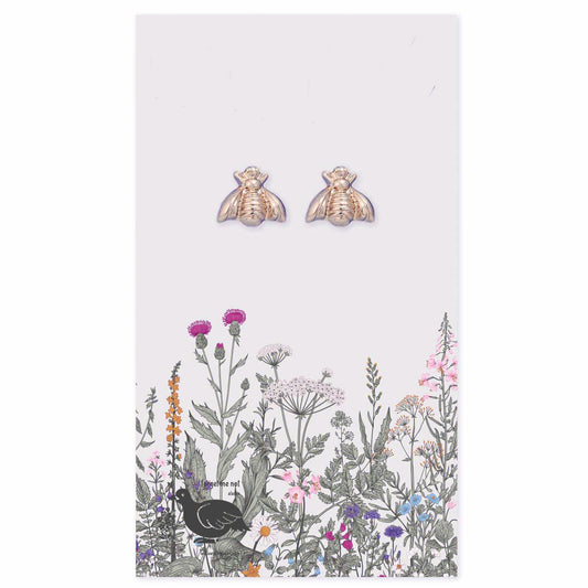 Bumble Bee Stud Earrings