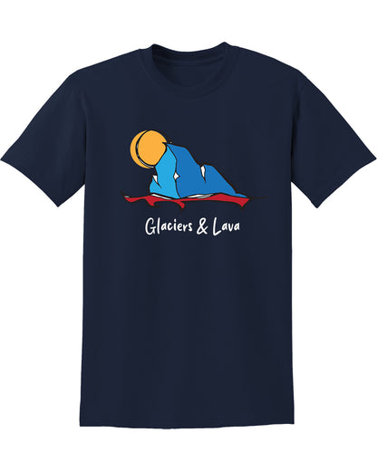 Glaciers & Lava Graffiti Logo SS Tee
