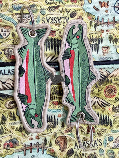 Alaska King Salmon 4" Soft Keychain