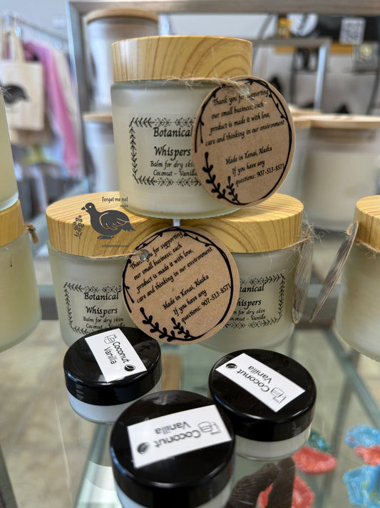 Botanical Whispers Moisturizer Balm, Coconut Vanilla BW