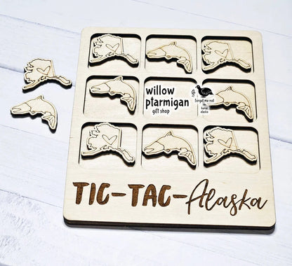 Alaska Salmon Fish Tic-Tac-Toe Game