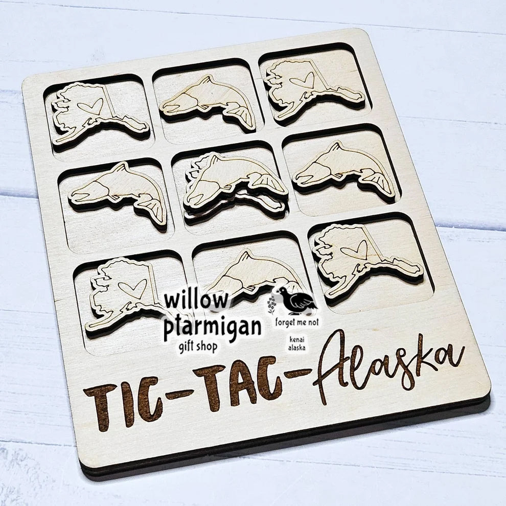Alaska Salmon Fish Tic-Tac-Toe Game