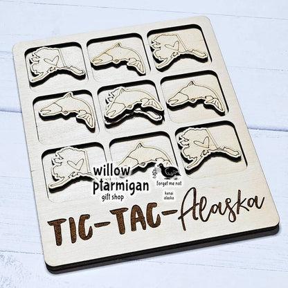 Alaska Salmon Fish Tic-Tac-Toe Game