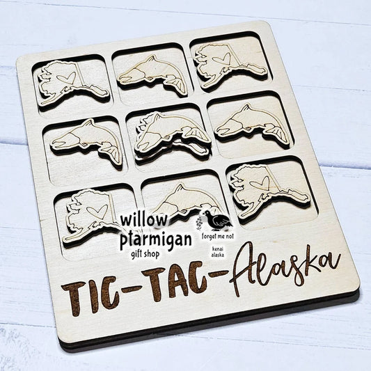 Alaska Salmon Fish Tic-Tac-Toe Game