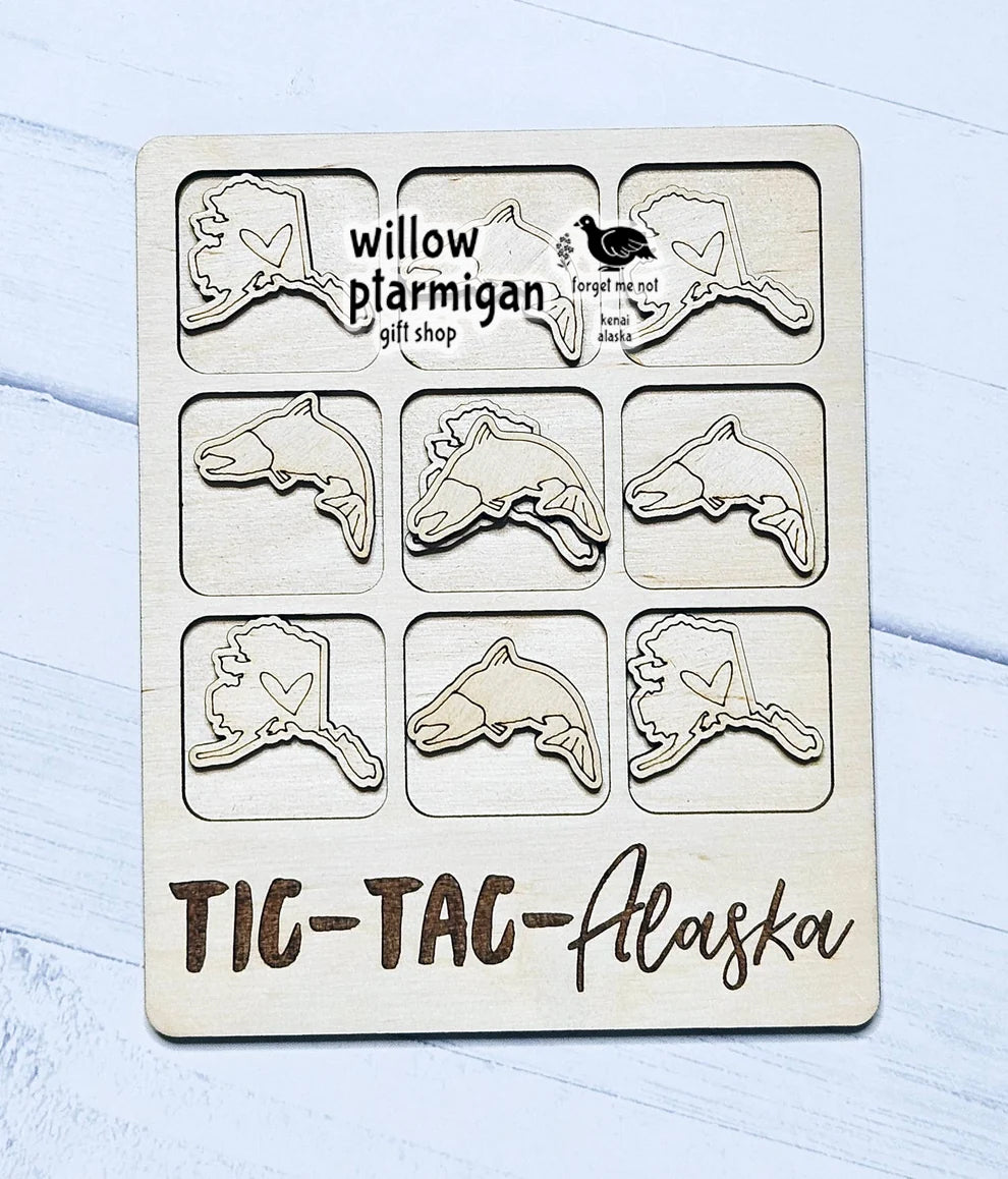 Alaska Salmon Fish Tic-Tac-Toe Game