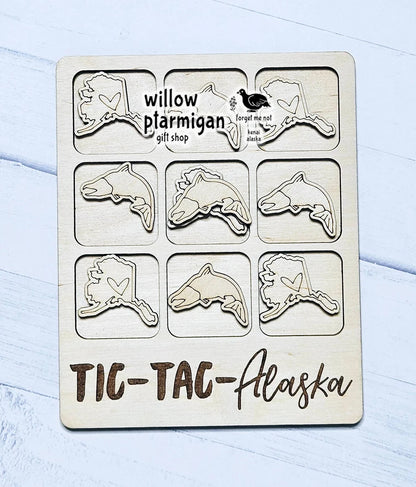Alaska Salmon Fish Tic-Tac-Toe Game