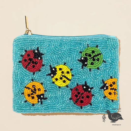 LADYBUG Bead Mini Pouch Bag