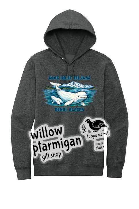 Cook Inlet Belugas Kenai Alaska Hoodie (Pre-Order $50 Special)