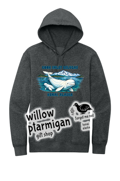 Cook Inlet Belugas Kenai Alaska Hoodie (Pre-Order $50 Special)