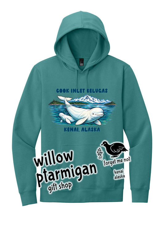 Cook Inlet Belugas Kenai Alaska Hoodie (Pre-Order $50 Special)