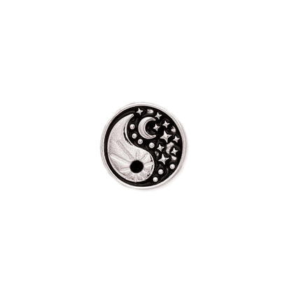 Celestial Yin Yang Stud Earrings